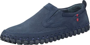 Manitu Herren Mokassin, Wildleder Schlupfschuh, Slipper 630234-05 blau 40-46 - Bild 1 von 6
