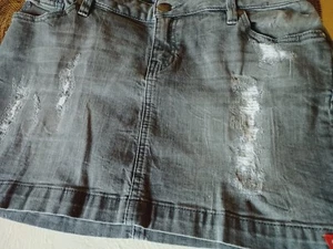 Esprit Minirock Jeansrock Grau M top Zustand - Bild 1 von 3