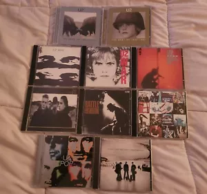 80s CDs Lot U2 10 Boy Achtung Baby Pop War Rattle And Hum Best Of B Sides Rock - Picture 1 of 14