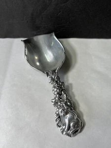 1997 Arthur Court Bunny Kaninchen & Weinrebe Aluminium Eisschaufel - Bild 1 von 5