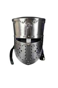 Medieval Helmet Templar Crusader Knight Helmet Halloween Costume Helmet - Picture 1 of 4