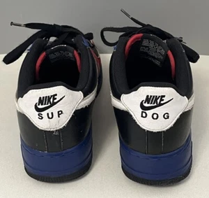 SUP DOG Custom ID Nike Mens AF1 Low DV3892-900 Red White Blue Shoes Size 9.5 - Picture 1 of 12