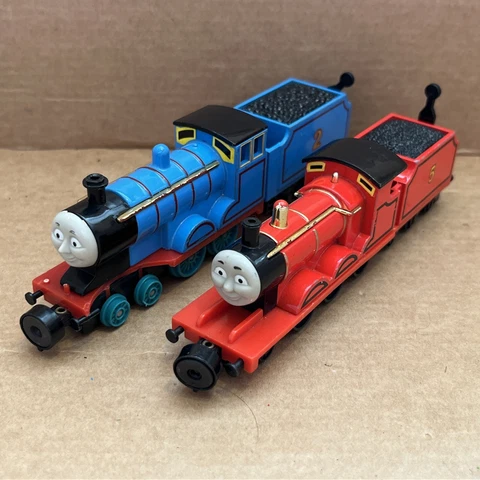 EDWARD & JAMES - Ertl Bandai Thomas & Friends Diecast TECS Gold Rail VTG IMPORT Cover