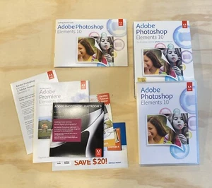 0327) Adobe Photoshop Elements 10 65136585 PC/MAC - Picture 1 of 4