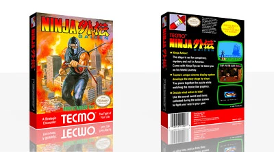 - Ninja Gaiden NES Game Case Box + Cover Art Work Only  - Image 1 of 4