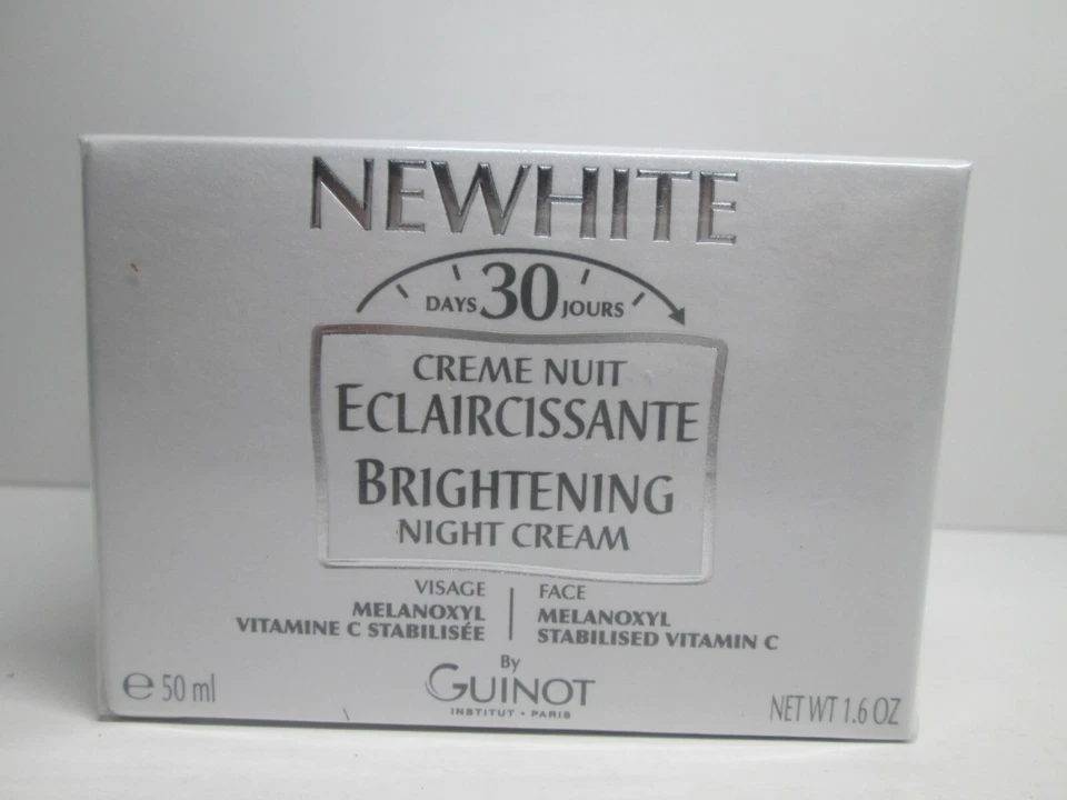 GUINOT NEWHITE Crema de Noche ILUMINANTE NUEVA 50ml/1.6fl.oz  Foto 1 de 3