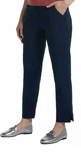 FREE SHIP! HUE Womens Temp Tech Stretch Trouser XS Leggings,Navy Blue (E4) - Picture 1 of 5