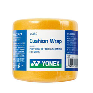 YONEX Cushion Wrap Racquet Grip Tennis Badminton Racket Tape Yellow 1PC AC380