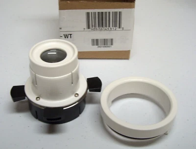 WAC Lighting FP-K-WT Track Lighting Adjustable Projector For WAC Track Heads