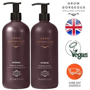 2 X 740ml Grow Gorgeous Conditioner and Shampoo Set for Healthy Looking Hair - Picture 1 of 1