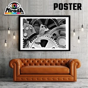 Copia D'Autor Carteles Charlie Chaplin Tiempos Modernos Mito Cine Charlot Foto - Bild 1 von 1