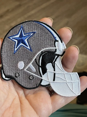 Dallas Cowboys Helmet Iron-on NFL Football Jersey Patch 3.5" Cover