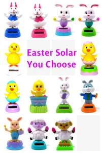 Nuevo Conejo de Pascua Bailando con Energía Solar Pollo y Cordero ~ Tú eliges - Imagen 1 de 17