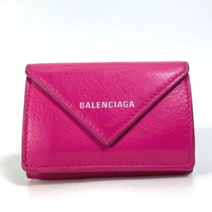 BALENCIAGA 391446 logo Paper mini Compact wallet Trifold wallet - Bild 1 von 14
