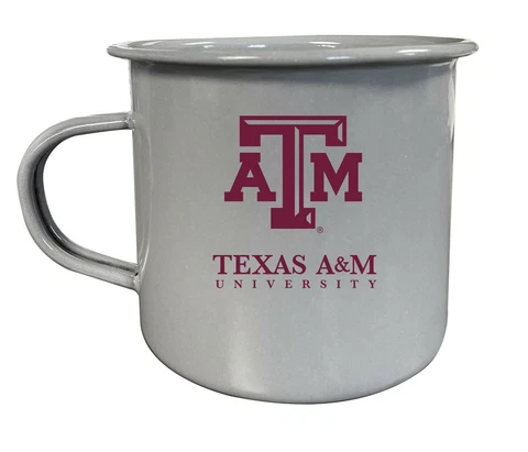 Texas A&M Aggies Enameled Tin Camper Coffee Mugs Cover