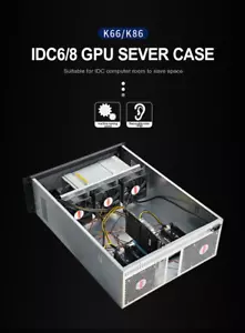 Lianli 8 GPU server case mining AI 4U Rack Mount 4GB + 3300W Power Supply USA - Picture 1 of 9