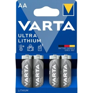 4 Batterie Litio ULTRA LITHIUM AA AAA Varta stilo ministilo - Foto 1 di 2