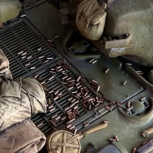 Tiny Brass Copper Pipe Cartridge Shell Case for 1/35 1/32 1/30 Model Diorama  - Picture 1 of 6