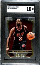 2013-14 PANINI SELECT DWYANE WADE #81 SGC GEM MINT 10, ONLY ONE GRADED POP 1
