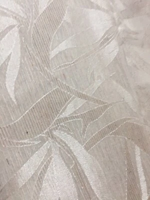 Pure Silk 100% Silk Heavy Not-dyed Textured Fabric 45” wide sold by the YARD - Image 1 of 4