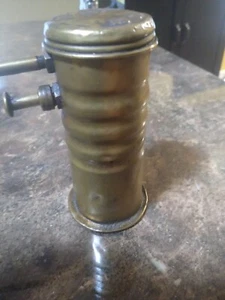 Vintage EAGLE #66 BRASS Pistol Pump Oil Can - Picture 1 of 3