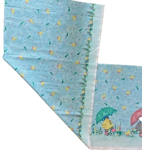VTG`98 Daisy Kingdom April Showers Double Border Seersucker Teddys & Ducks BTY - Picture 1 of 12