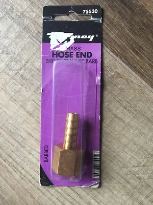 Forney Barb-Type Hose End/Fitting 75530  3/8"BARB/3/8"FNPT Foto 1 de 2