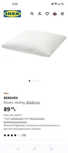 IKEA Daunen Kissen Neuwertig - Bild 1 von 9