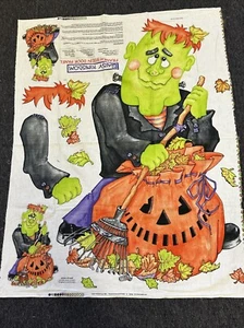 Daisy Kingdom Fabric Craft Halloween Frankiestein Door Panel 26x42 100% Cotton - Picture 1 of 5