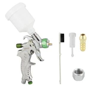 1.0mm Mini DETAIL TOUCH-UP HVLP SPRAY GUN Auto Car Paint Spot Repair Plastic Cup - Picture 1 of 5