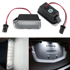 Fit Jaguar XJ X351 2009-2019 XF 2008-2015 LED Licence Number Plate Lights 6500K - Picture 1 of 9