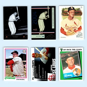 Stan Musial Lot 6 Baseball Cards 2004 Playoff Honors St. Louis Cardinals Set MLB - Picture 1 of 9