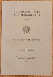 ANS Note e Monografie #60: Due Tezze di Minturno di Edward Newell - Foto 1 di 2