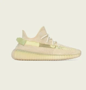 adidas Yeezy Boost 350 V2 Flax FX9028 Men's Size 9 Brand New - Picture 1 of 6