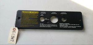 TORO SNOW BLOWER SNOWBLOWER CONTROL PANEL DASHBOARD #EC307 - Picture 1 of 1
