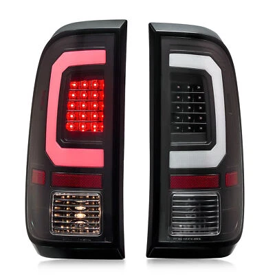 Black LED Tail Lights Lamps for 2008-2016 Ford F250 F350 F450 F550 Super Duty Foto 1 de 4