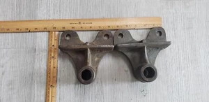Antique Factory Cart Axle Mounting Brackets, Hardware, Hit & Miss Engine, Axle - Picture 1 of 10