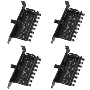 4 Pieces Chassis -Lüftergeschwindigkeitsregler Laptop -Kühlventilator Fan-Hub - Afbeelding 1 van 12