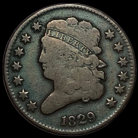 1829 Classic Head Half Cent J4131 Cover