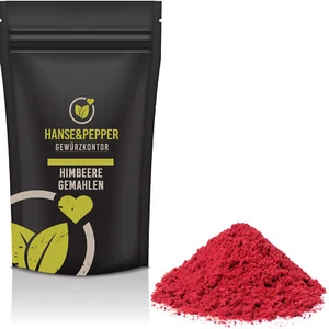250g Himbeer Pulver Himbeer gemahlen gefriergetrocknet Fruchtpulver ohne Zucker - Bild 1 von 4