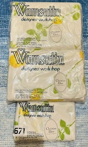 Christian Dior Wamsutta Bedding Full Set Dior Rose Flat Fitted Sheet Pillowcases - Picture 1 of 8