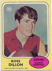 1970 Scanlens (25) Ross DILLON Melbourne ::/ - Picture 1 of 2