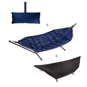 Fatboy Headdemock Deluxe Hammock Blue Lounger Outdoor Garden Patio 2 Person - Picture 1 of 5