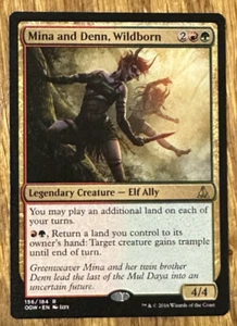 MTG Oath of the Gatewatch, Mina and Denn Wildborn -- Light Played - Picture 1 of 2