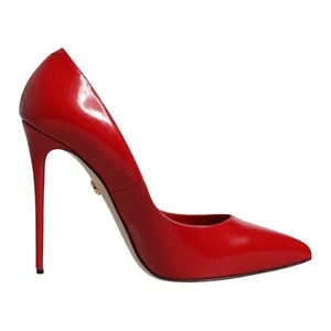DOLCE & GABBANA High Heels Pumps Vero cuoio Shoes Red EU41 /US10.5 700usd - Picture 1 of 1