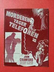 Programa de cine danés "Vi lo que hicisteis" Joan Crawford.John Ireland.1965 - Imagen 1 de 5