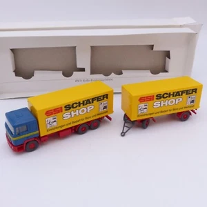 Wiking 1:87 Nr.: 47150 MAN F 90 Hängerzug Schäfer Shop, in OVP EX2811 - Bild 1 von 3