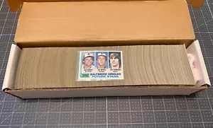 Set completo Topps Baseball 1982 senza etichette CS822 - Foto 1 di 1