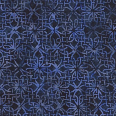 Island 蜡染 - Citron Breeze - 凯尔特中号方形 - 蓝色海洋,BTY — 第 1/4 张图片