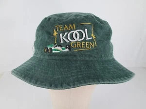 VTG Team Kool Green Indy Car Bucket Hat Paul Tracy Dario Franchitti Embroidered - Picture 1 of 8